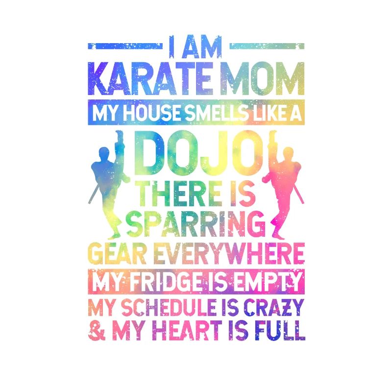 Ich bin eine Karate-Mutter Japanische Mutter Kampf