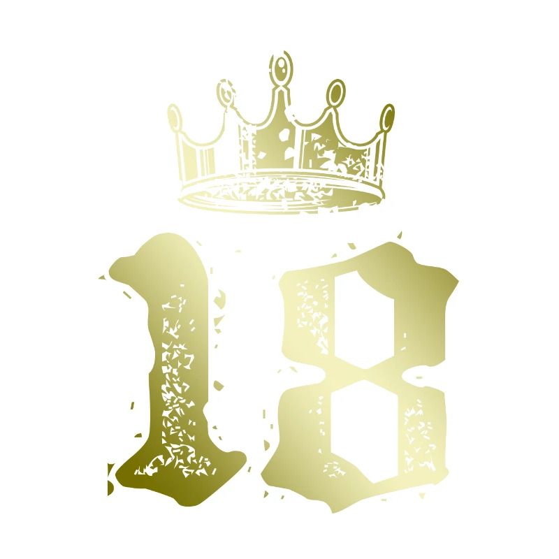18 Zahl Krone