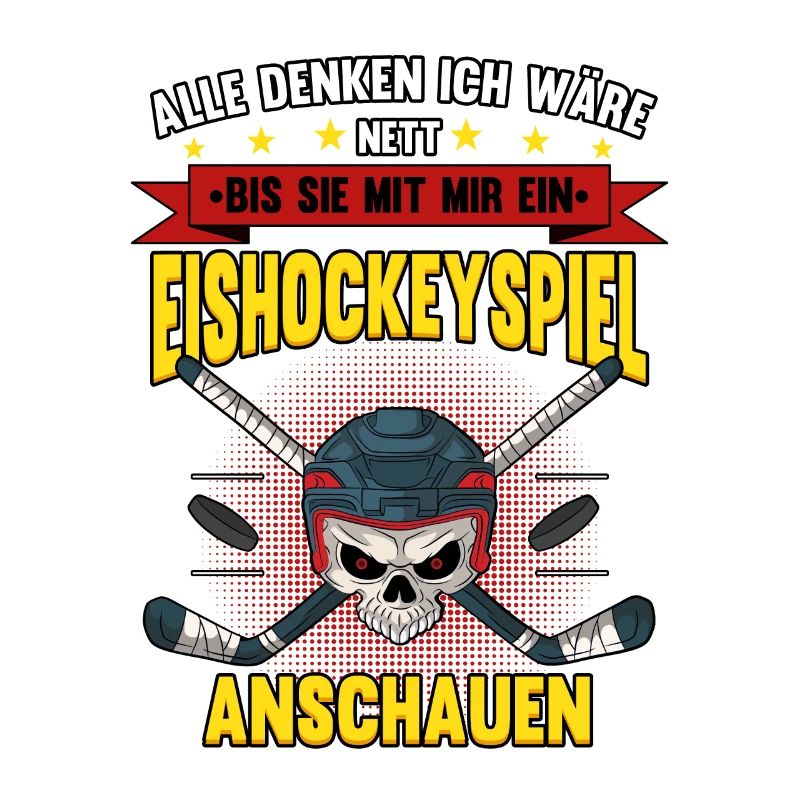 Eishockey Fan Eishockeyspiel