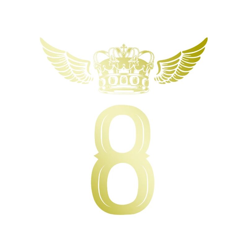 8 Zahl Krone