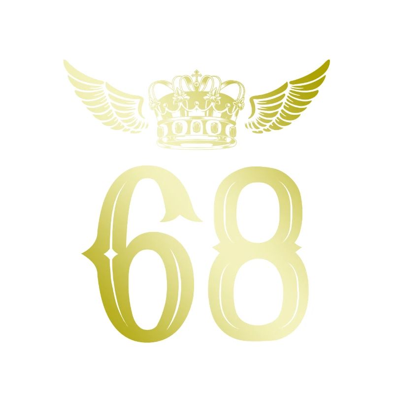 68 Zahl Krone