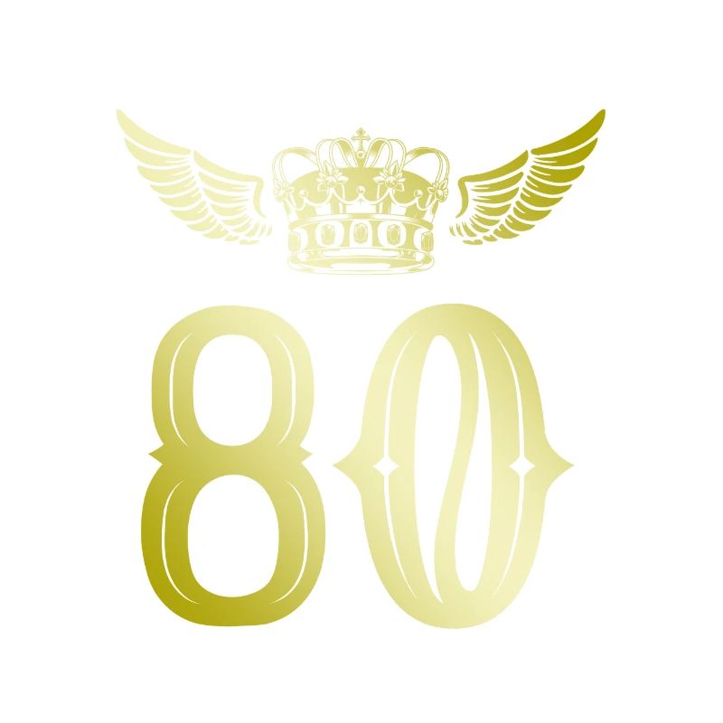 80 Zahl Krone
