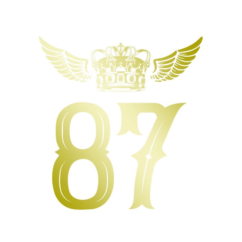 87 Zahl Krone