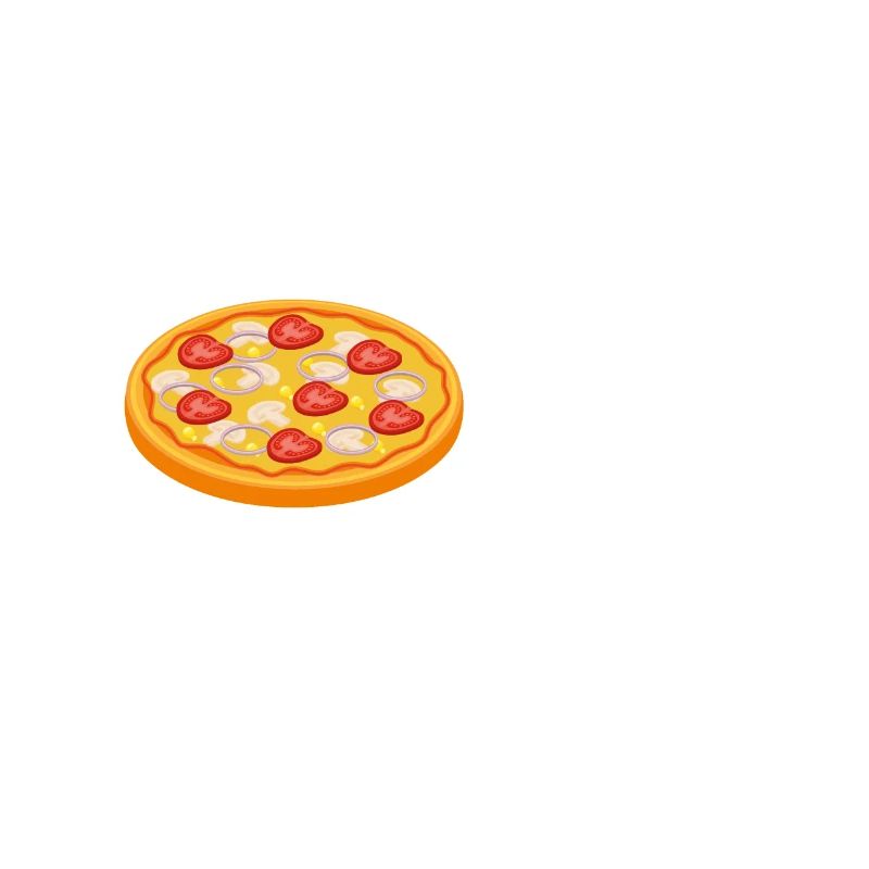 Lustiges Pizzavolumen