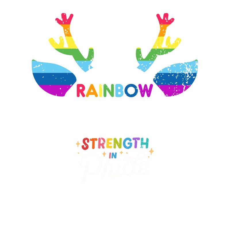 Regenbogenhirschstärke im Stolz