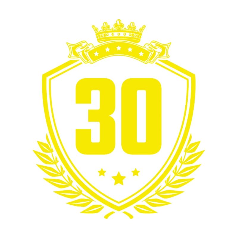 30 Zahl Wappen