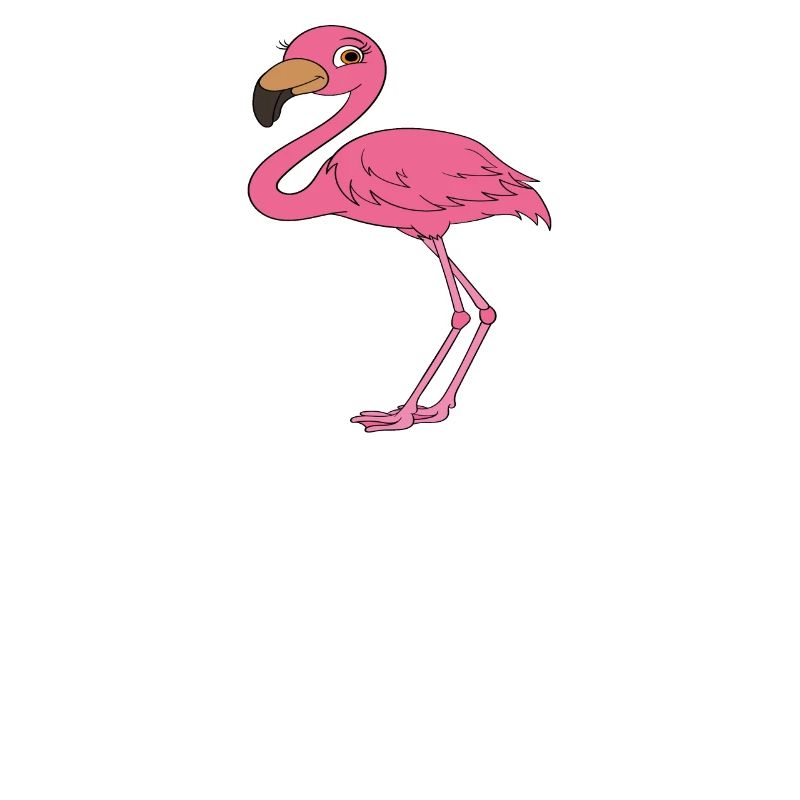 Lustige Flamingo-Grafik