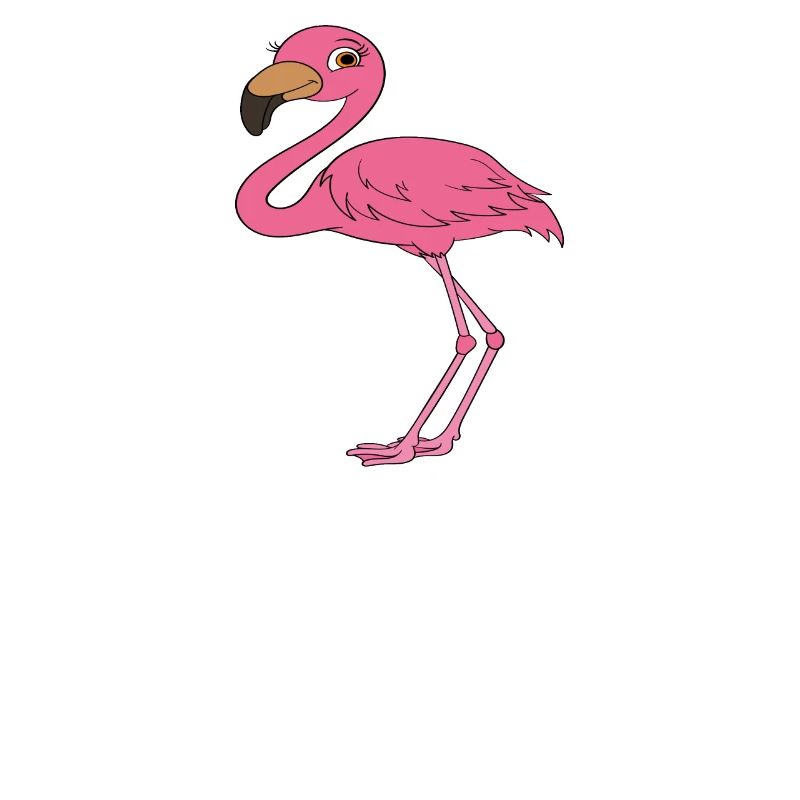 Lustige Flamingo-Grafik