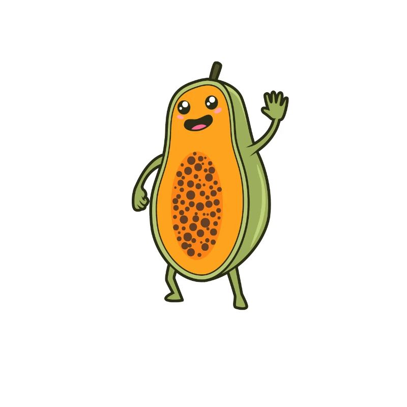 Kawaii Comic Papaya