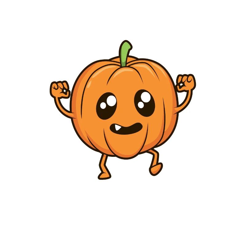 Kawaii Comic Kürbis