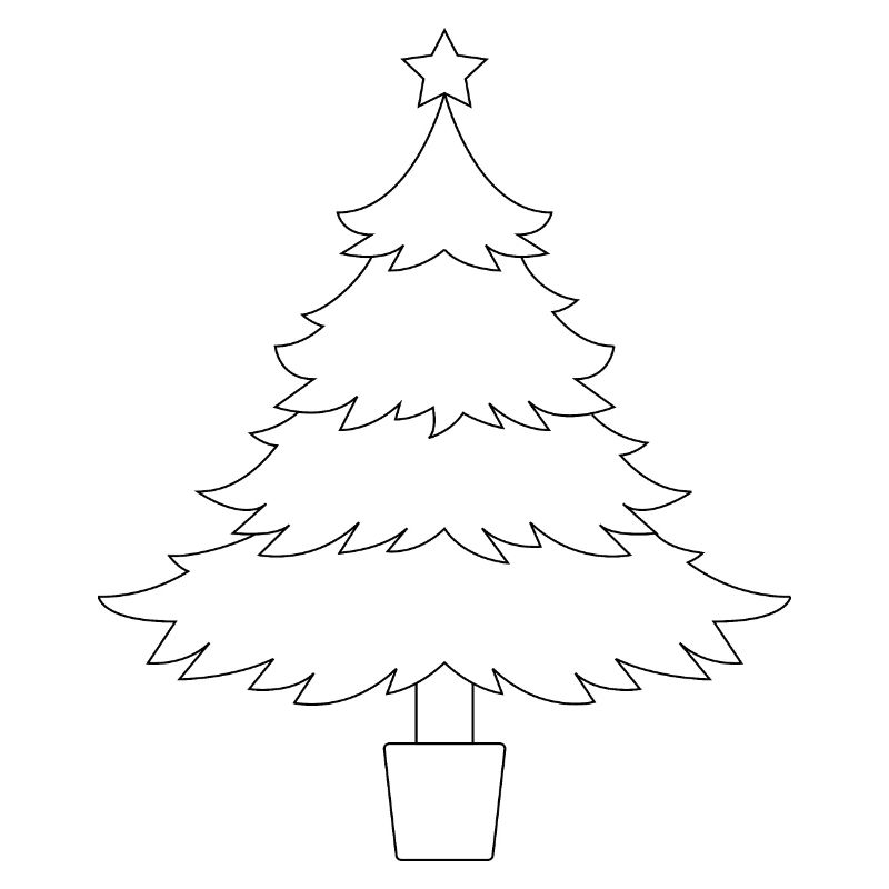 Linien Tannenbaum