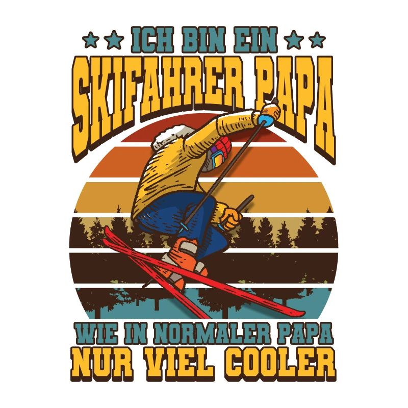 Skifahren Ski Papa
