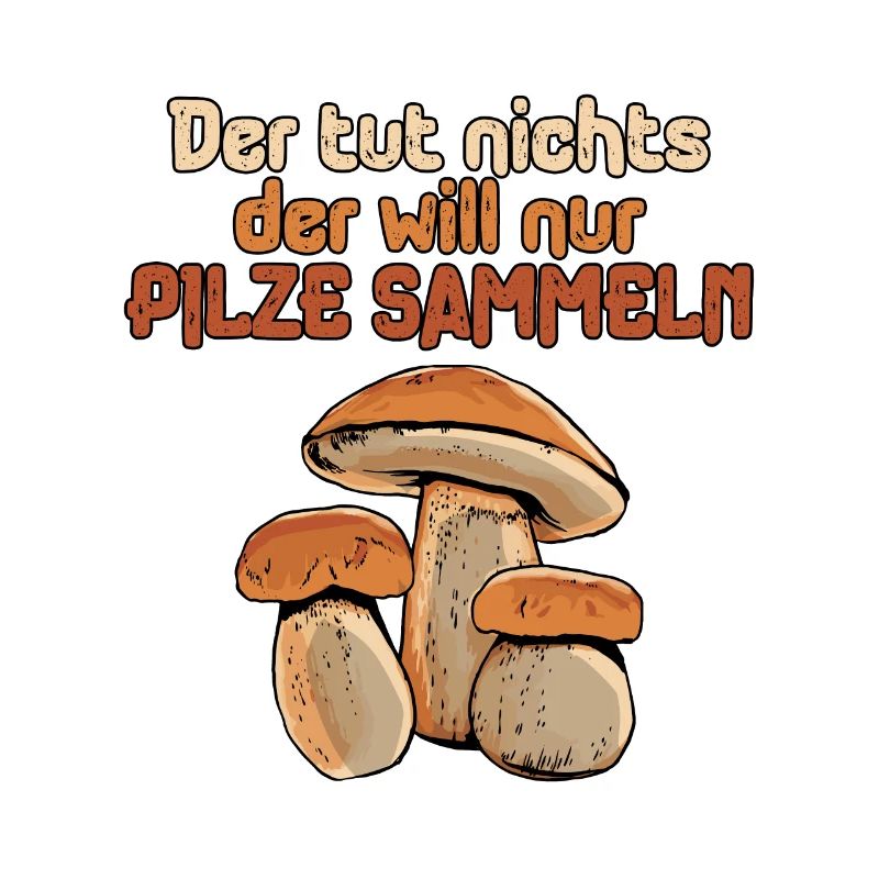 Pilzsammler Pilz Sucher