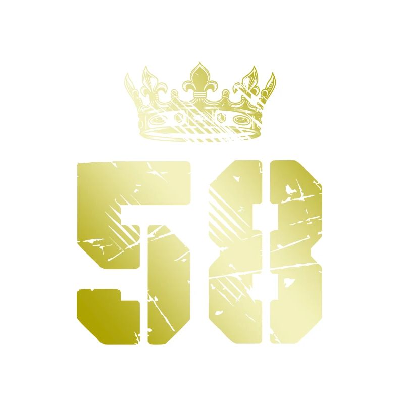 58 Zahl Krone