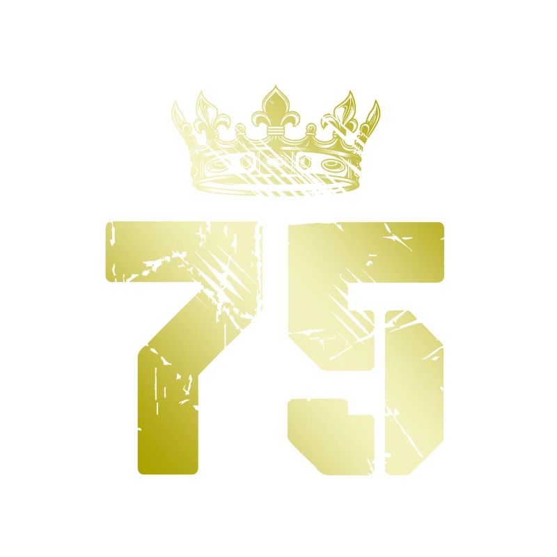 75 Zahl Krone