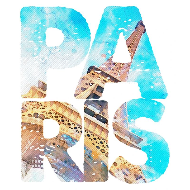EIFFEL PARIS AQUARELL