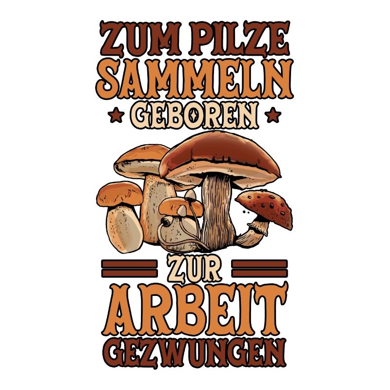 Pilzsammler Pilz Sucher