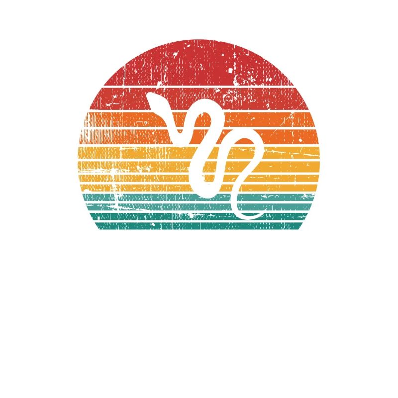 Snake Retro Reptile Python Gift idea