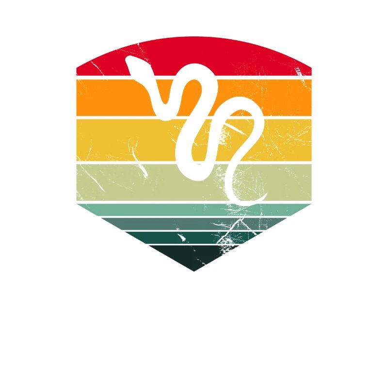 Snake Retro Reptile Python Idée cadeau