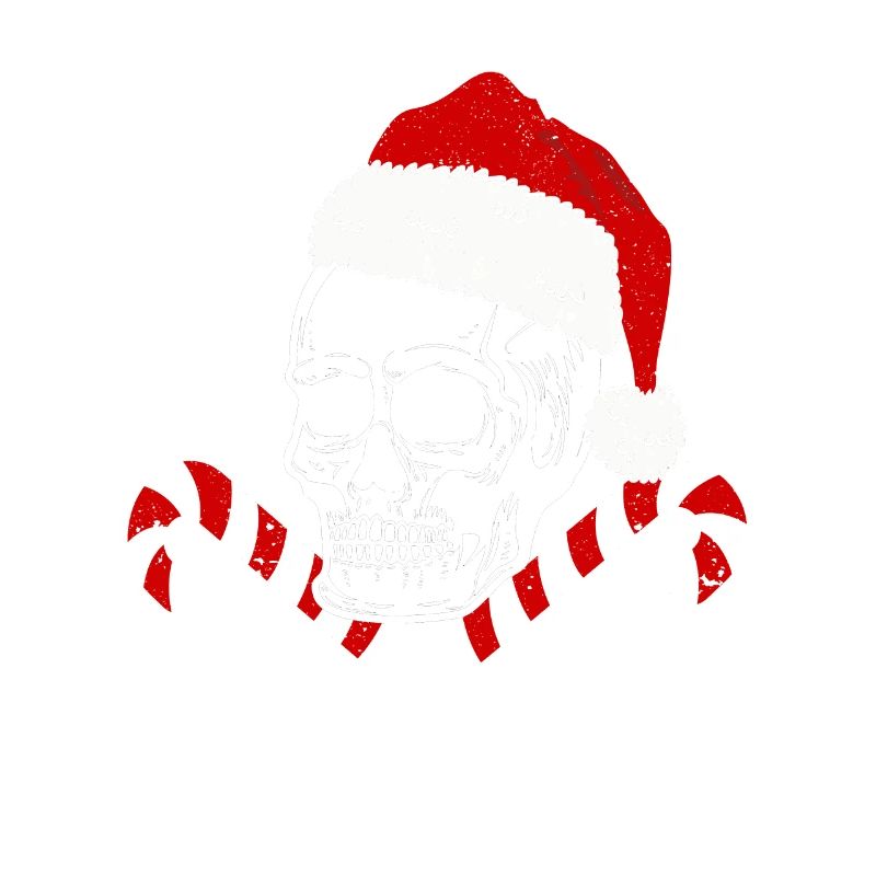 Piratenschädel Weihnachtsmannmütze Weihnachtspyjam