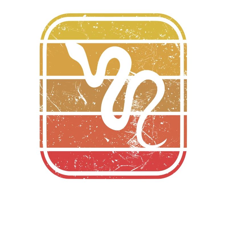 Snake Retro Reptile Python Gift idea