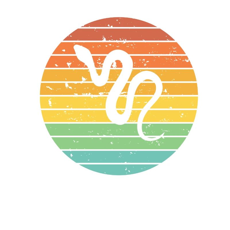 Snake Retro Reptile Python Idée cadeau