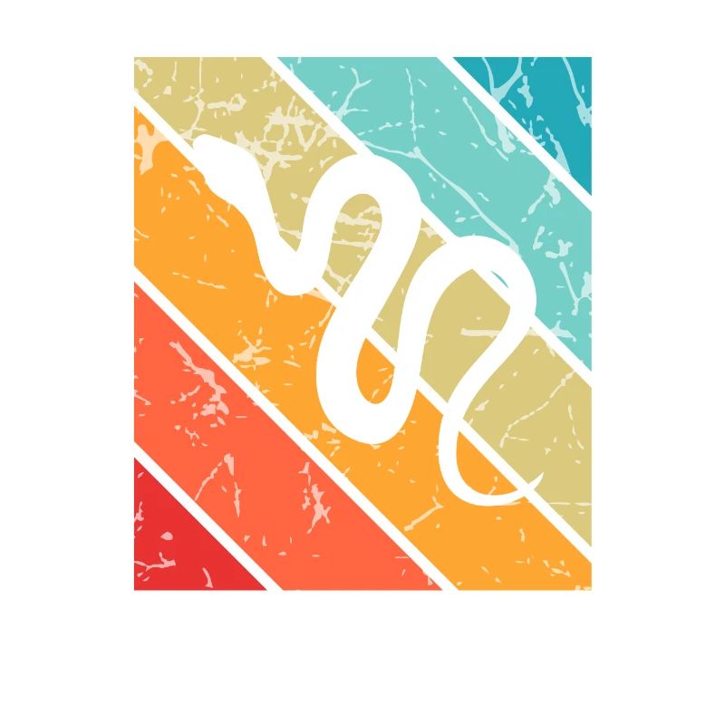 Snake Retro Reptile Python Gift idea