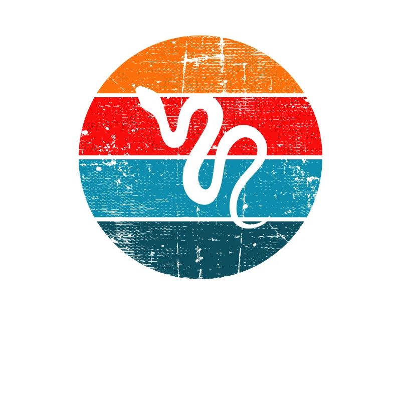 Snake Retro Reptile Python Idée cadeau