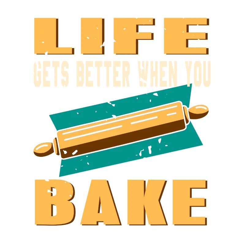 Life Gets Better When You Bake Cool Retro Baker
