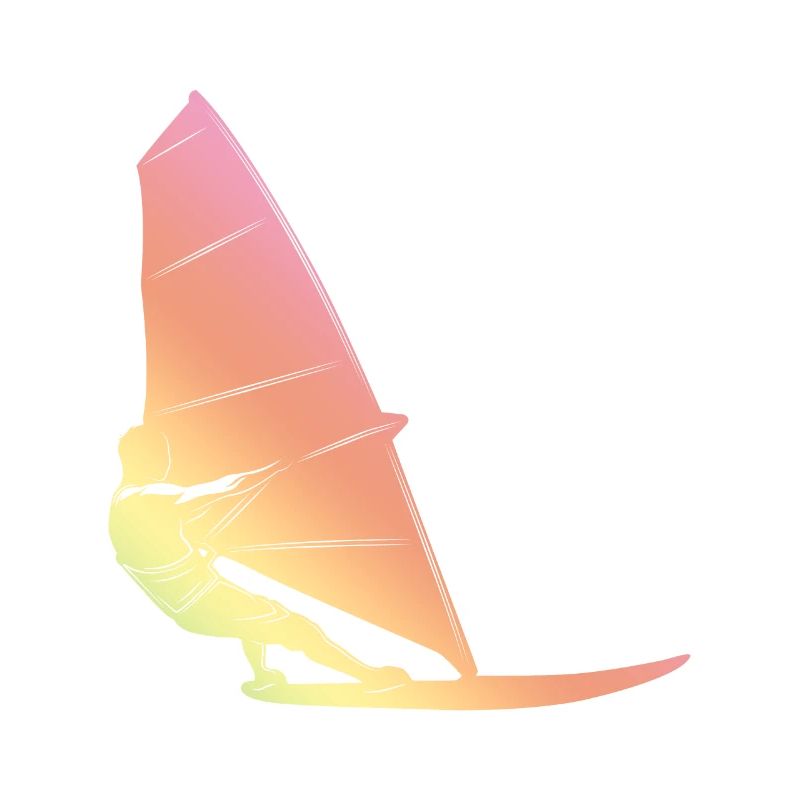 Windsurfen Silhouette