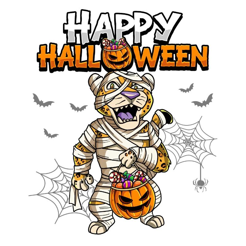 Halloween Leopard Mumie