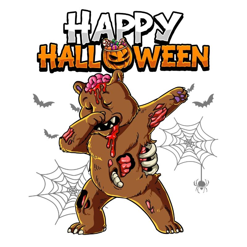 Halloween Bär Zombie