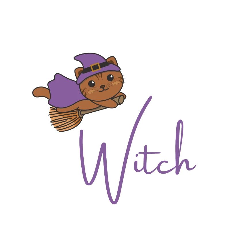 Katze Halloween Hexe Hexen don't be a basic witch