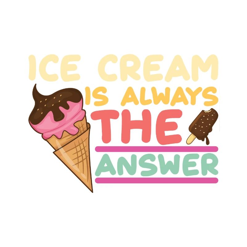 Eiscreme logo Sommer Softeis Geschenkidee