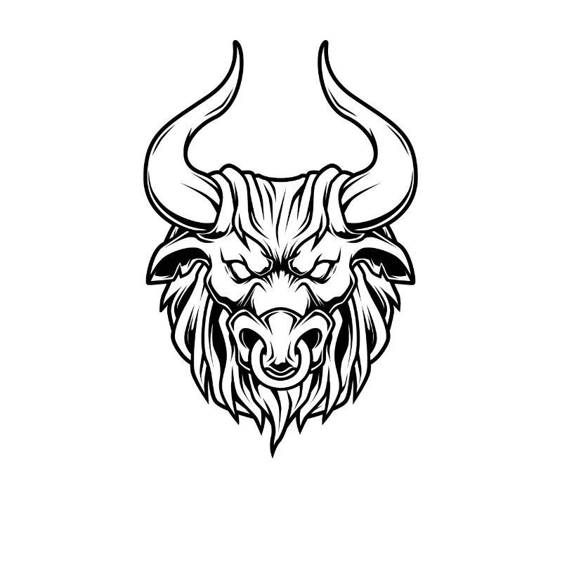 Kopf des Minotaurus