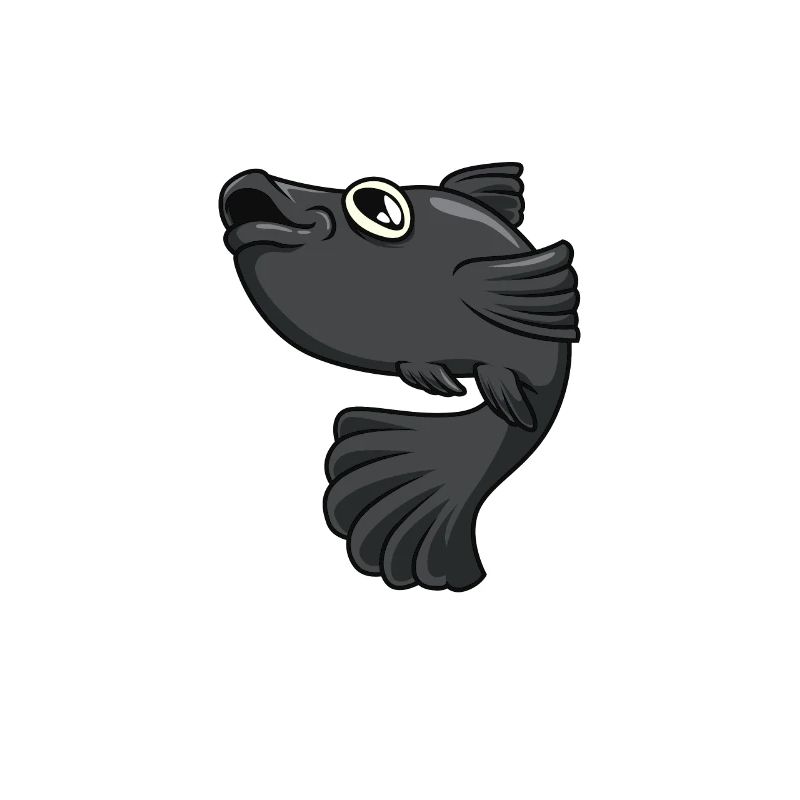 Kawaii Black Molly