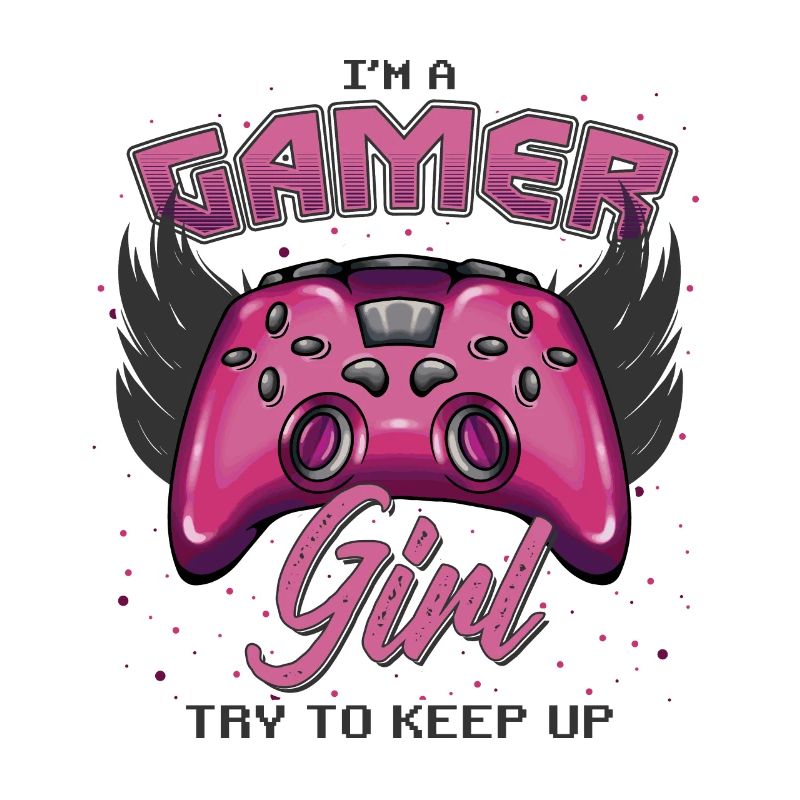 Gamer Mädchen Design
