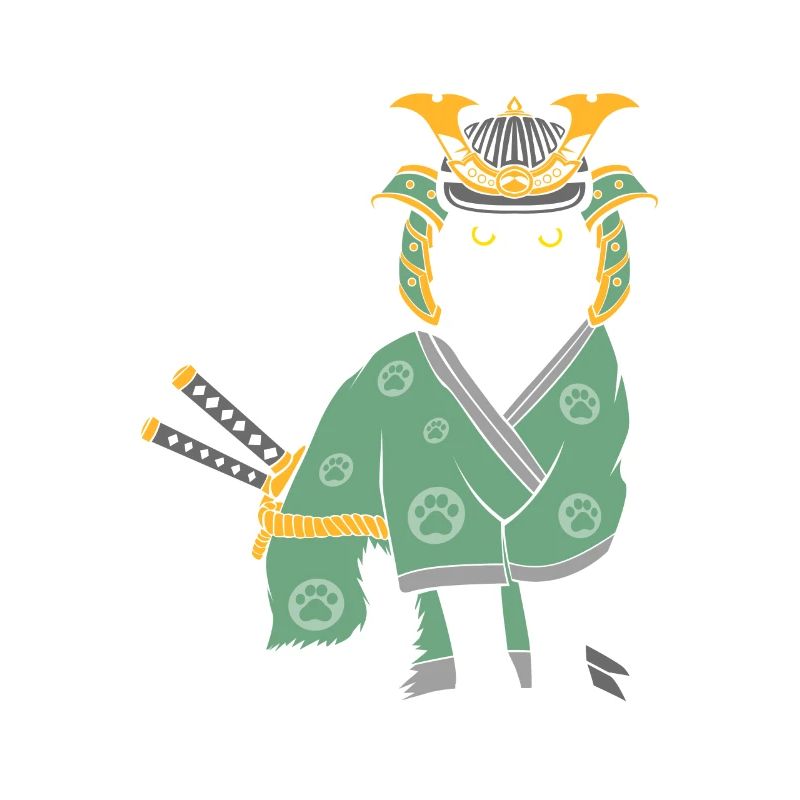 Neko Samurai Funny