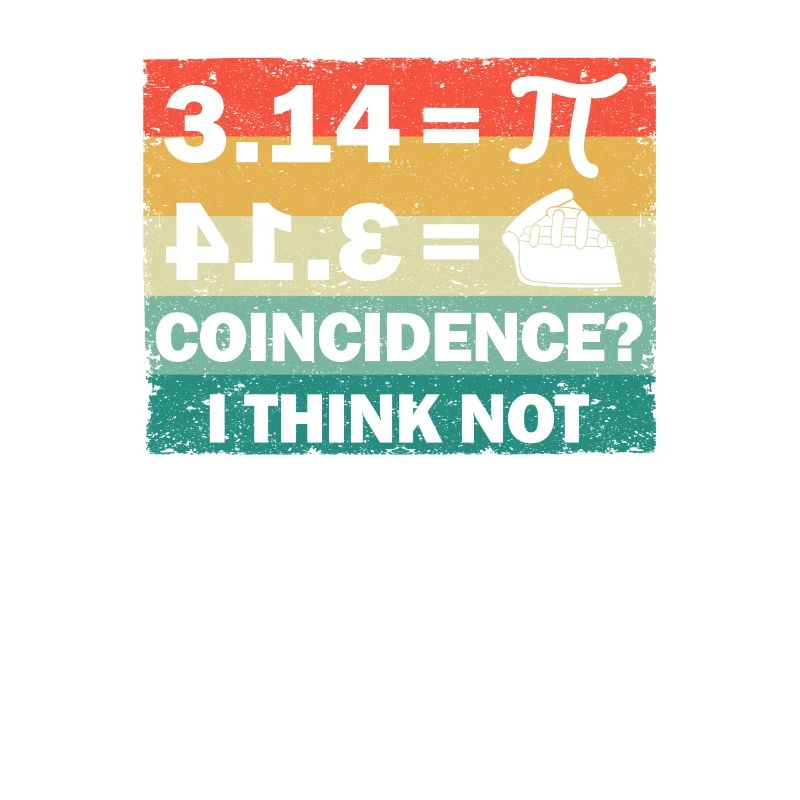 Pi Day 3.14 = Cake Coincidence I don't think math