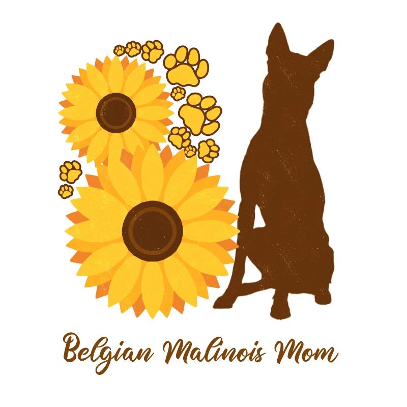 Sonnenblumenmutter - Belgischer Malinois