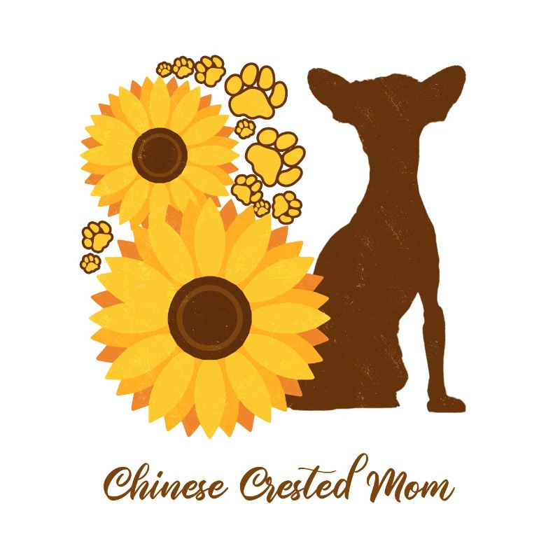 Sonnenblumenmutter - Chinesischer Schopfhund