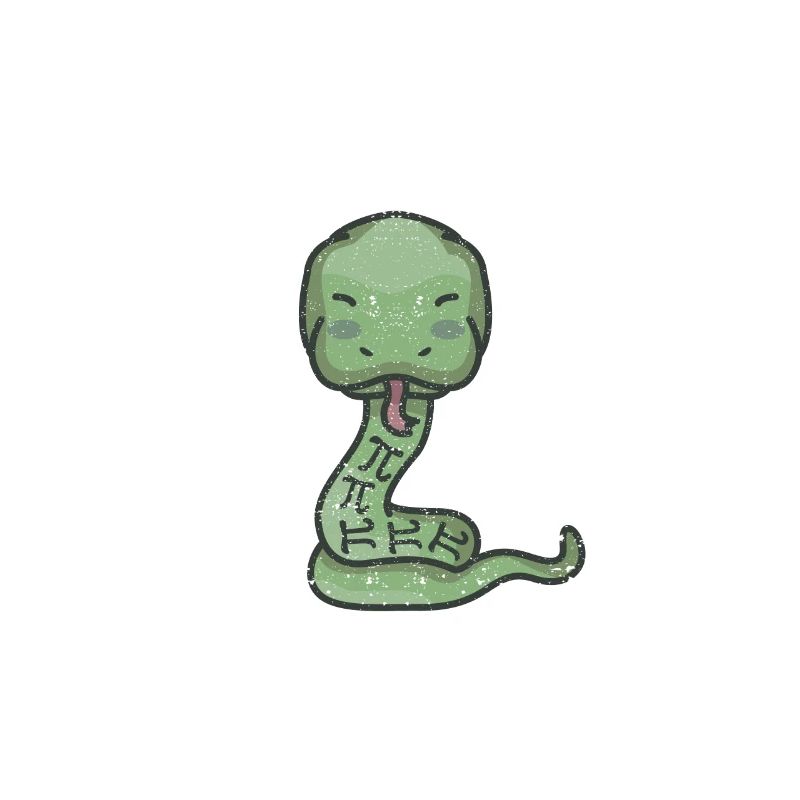 Python Schlange Pithon Pi Tag Symbol lustig Mathe