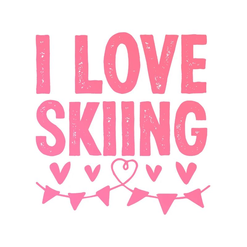 Ich liebe Skiing
