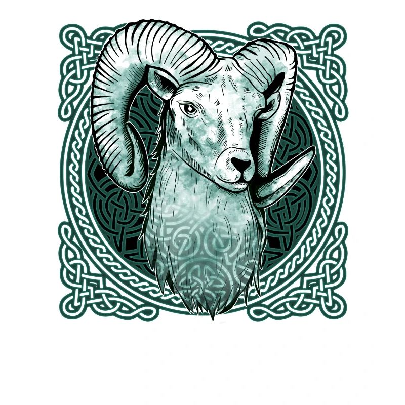 Aries Celtic knot pattern