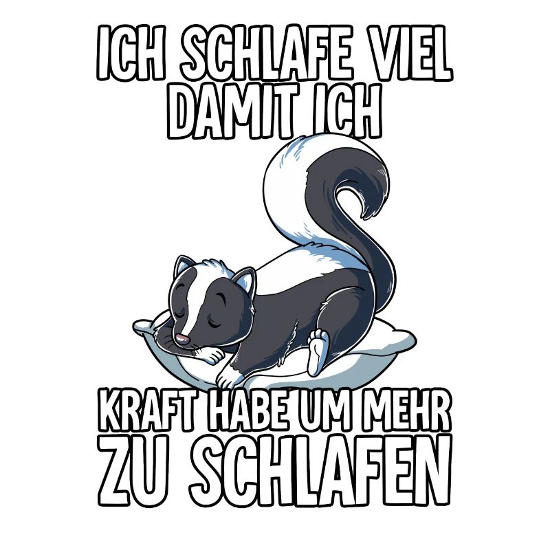 Ich Schlafe Stinktier