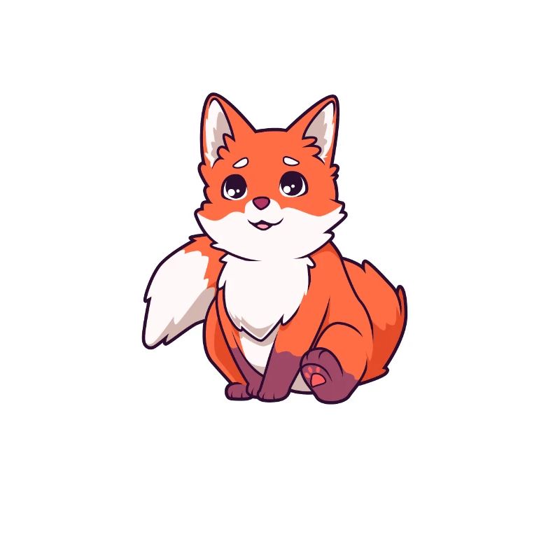 Kawaii Rotfuchs