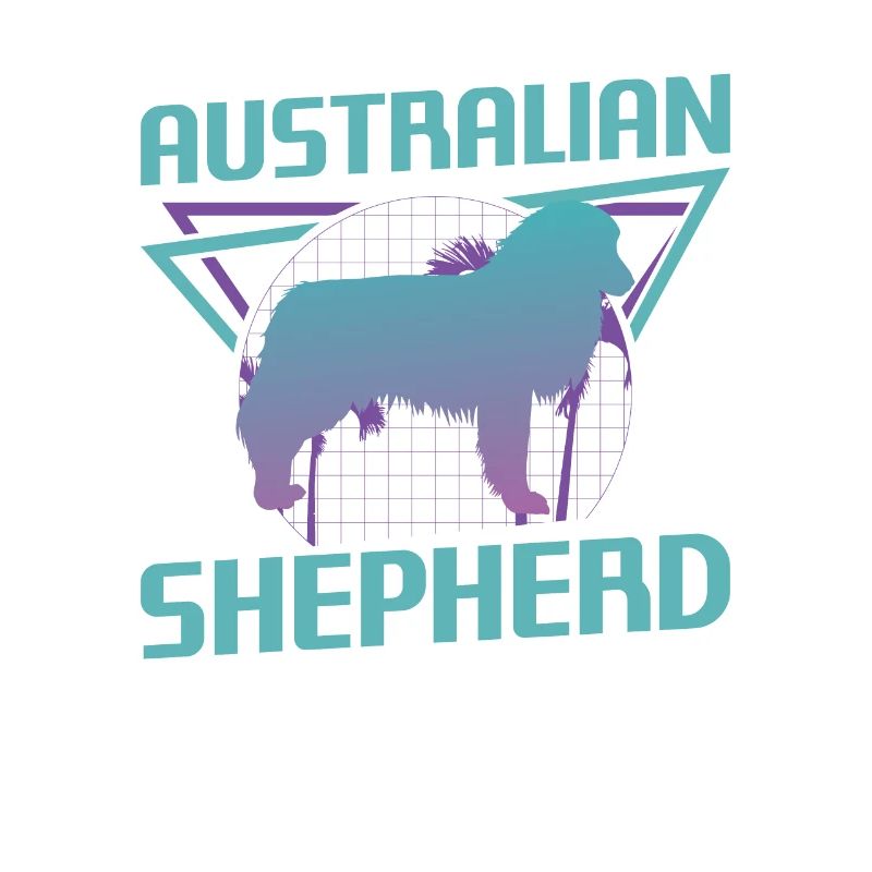 Retro australischer Schäferhund-Liebhaber