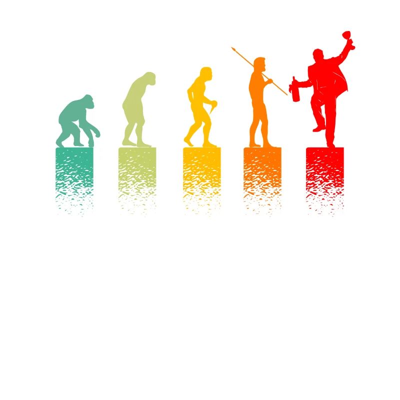 Evolution Aperitif gift idea Funny man