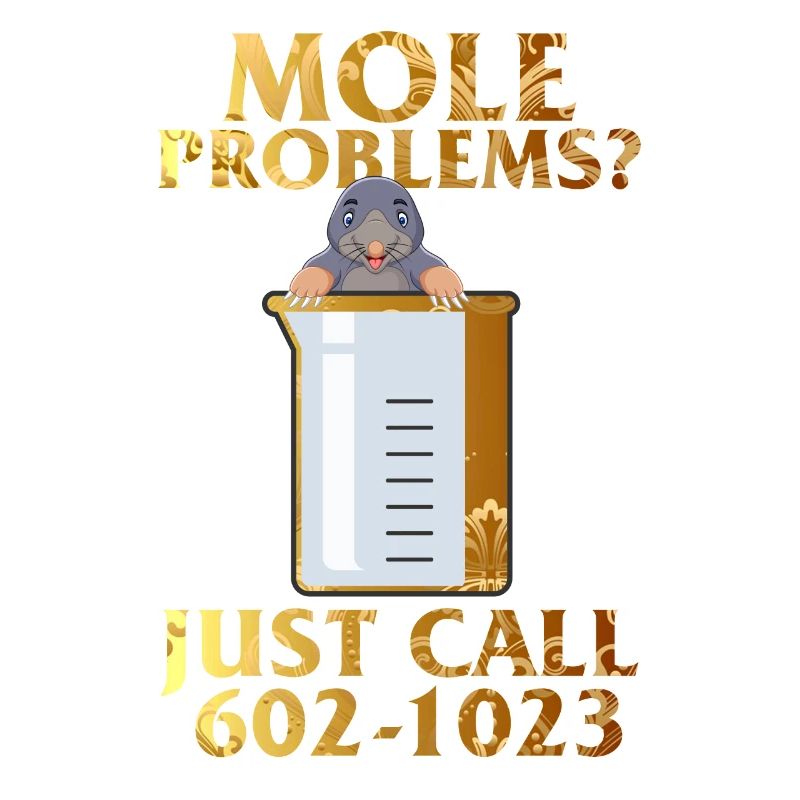 Mole Day Beaker Cute Mole Rat Problems Just Call
