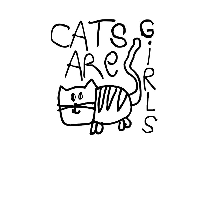 Katzen sind Mädchen